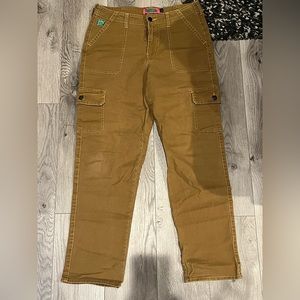 Empyre Marlo Bronze Brown Canvas Cargo Pants